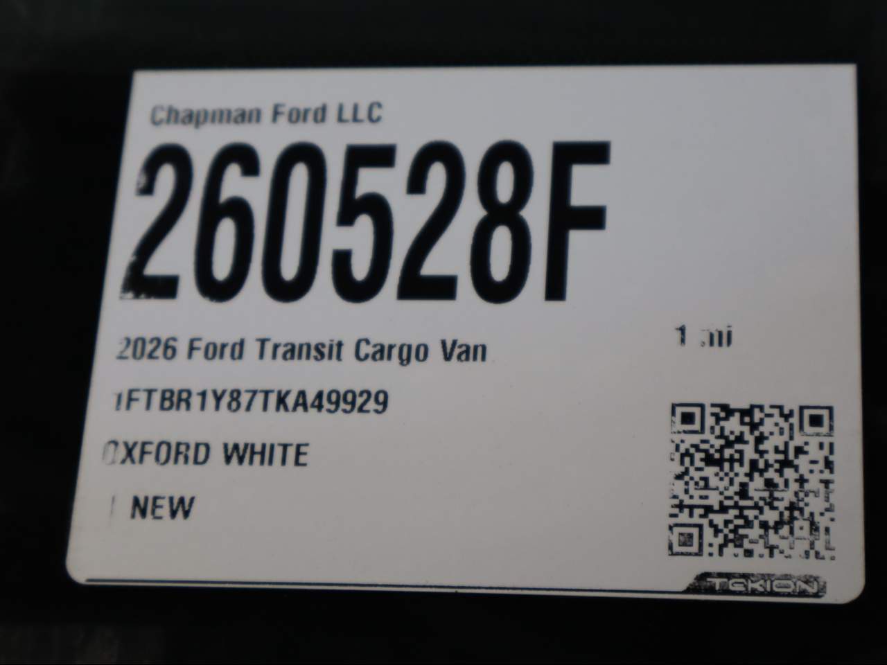 2026 Ford Transit 250