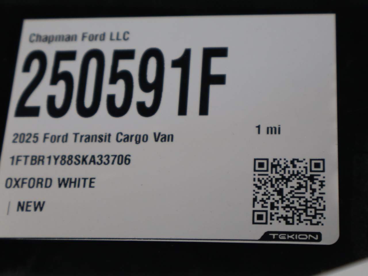 2025 Ford Transit 250