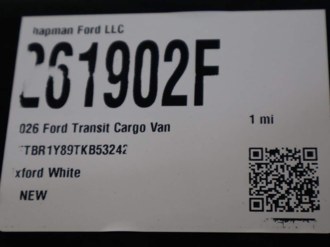 2026 Ford Transit 250