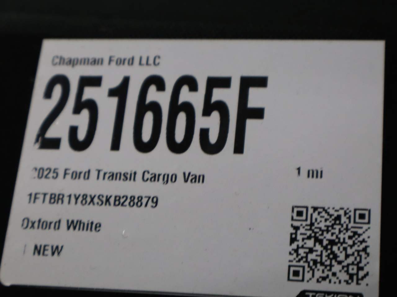 2025 Ford Transit 250