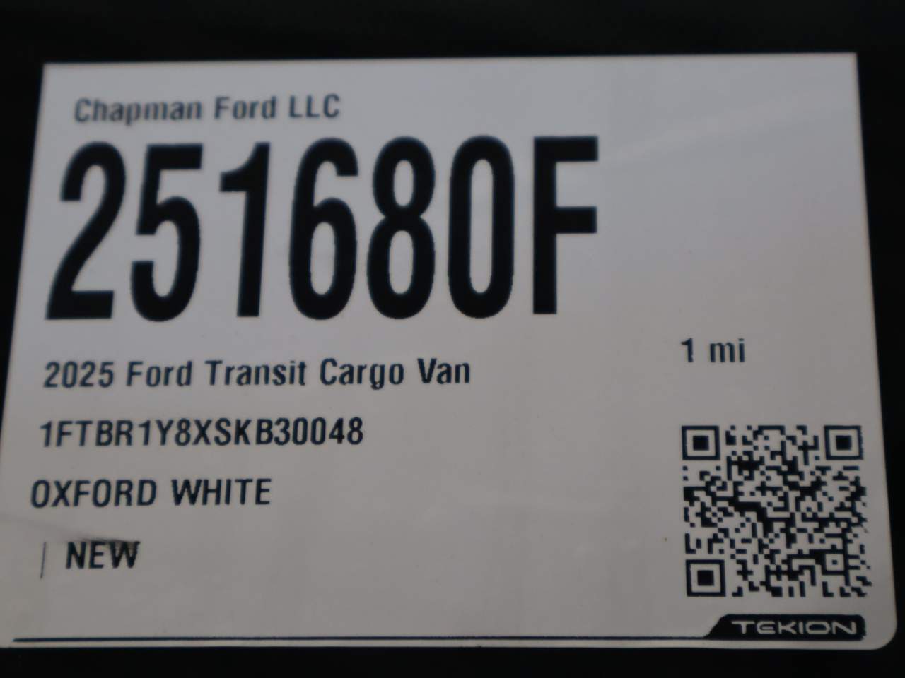 2025 Ford Transit 250