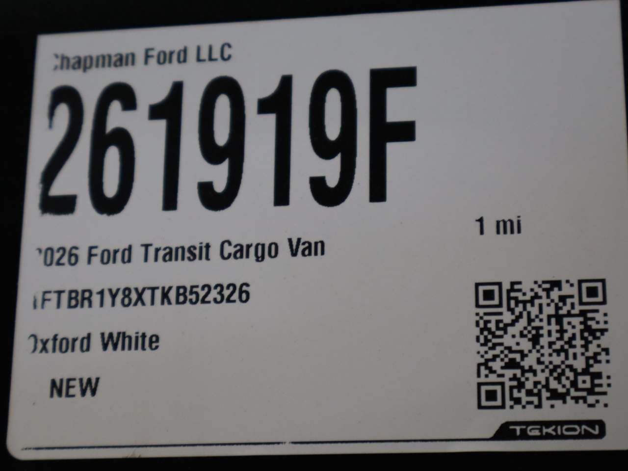 2026 Ford Transit 250