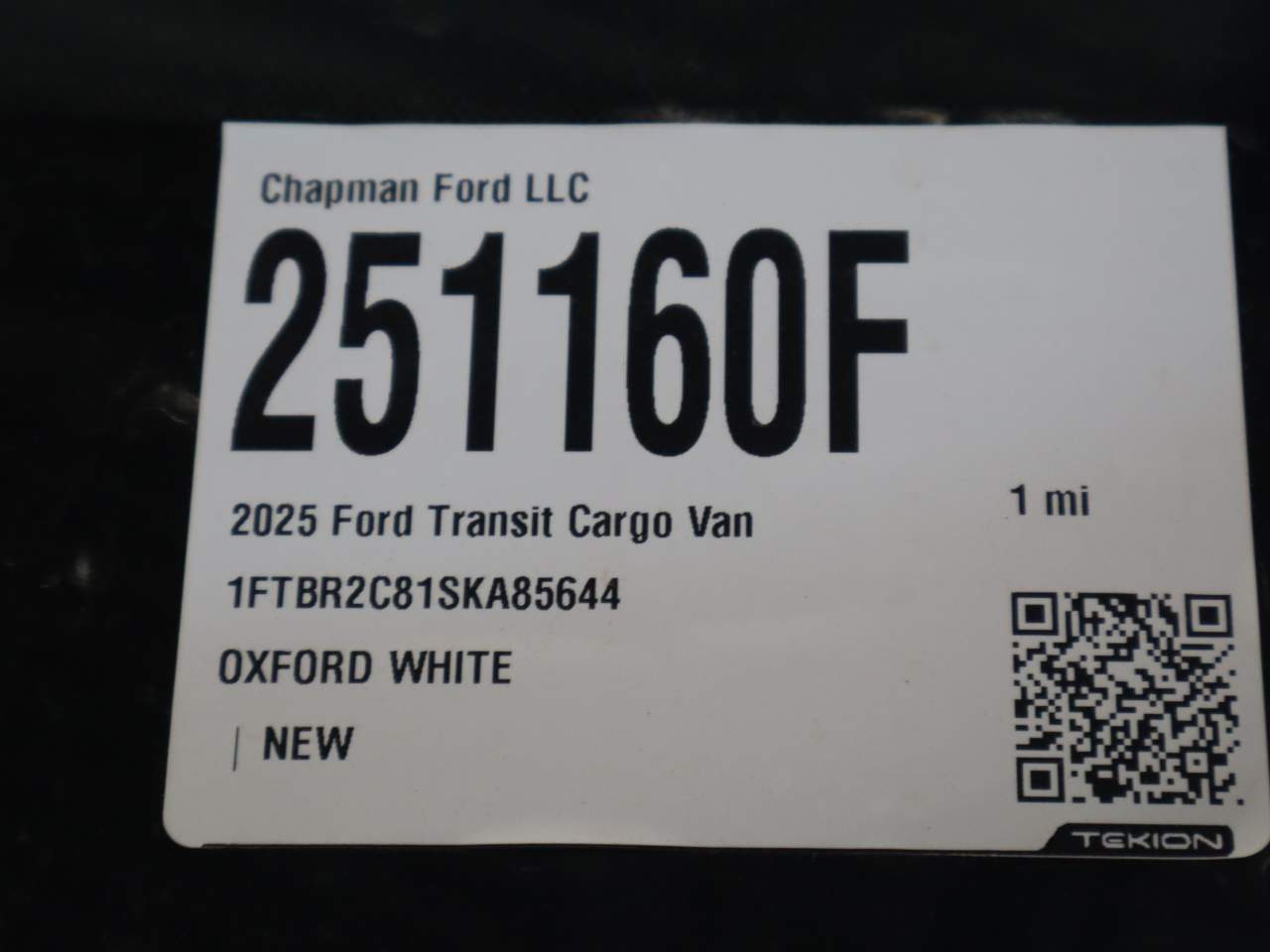 2025 Ford Transit 250
