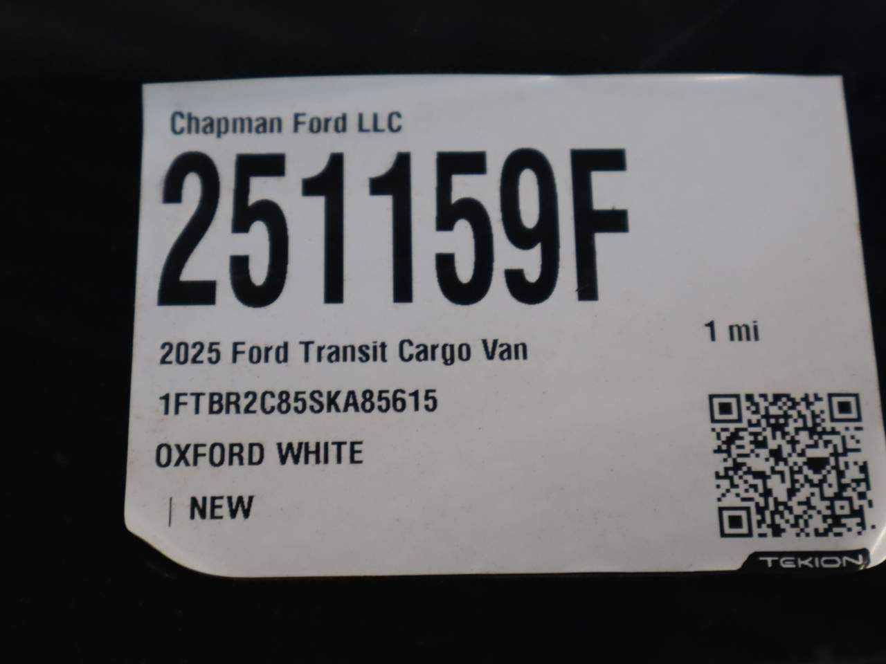 2025 Ford Transit 250
