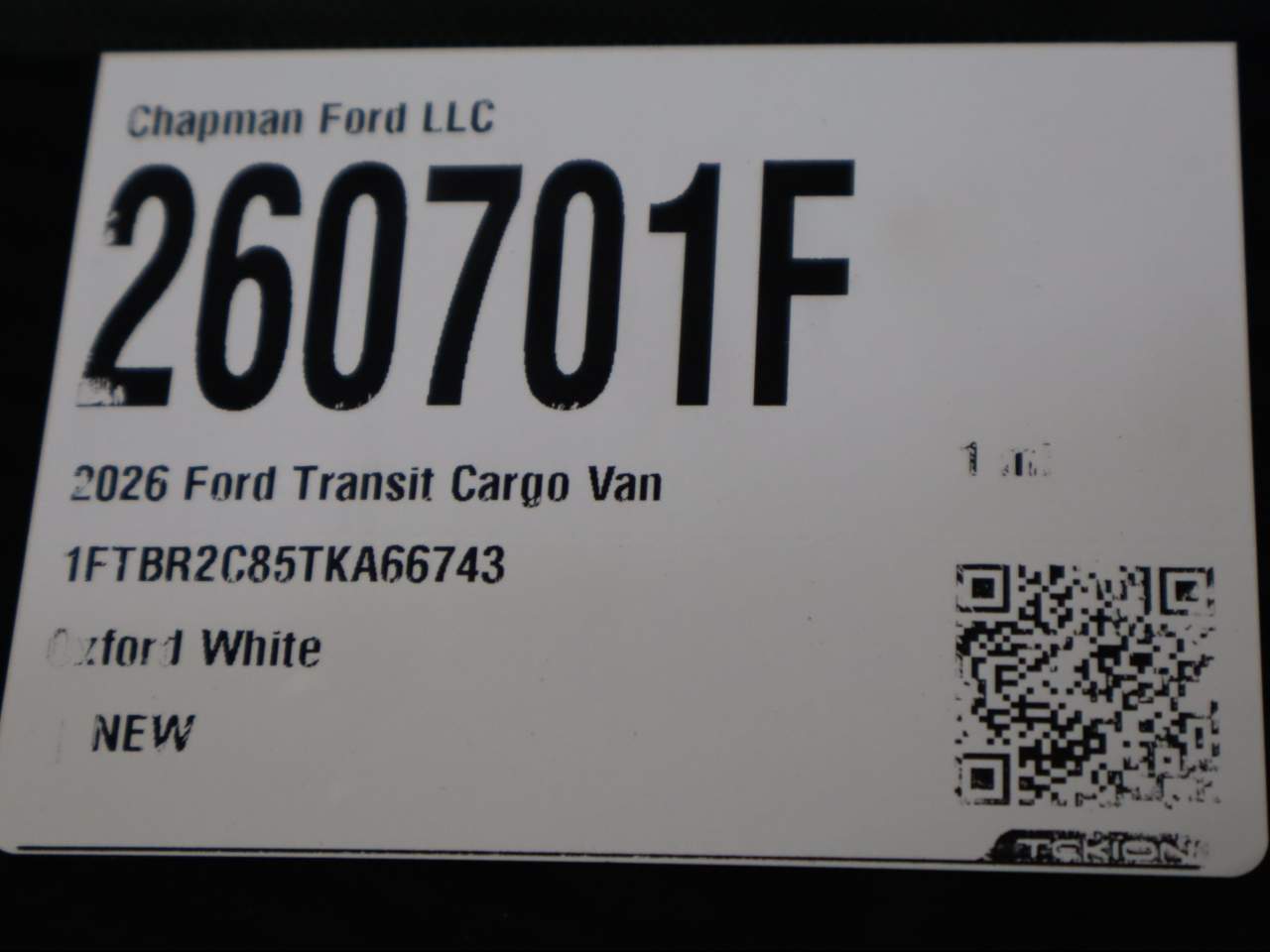 2026 Ford Transit 250