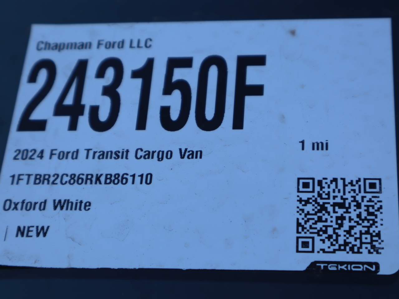 2024 Ford Transit 250