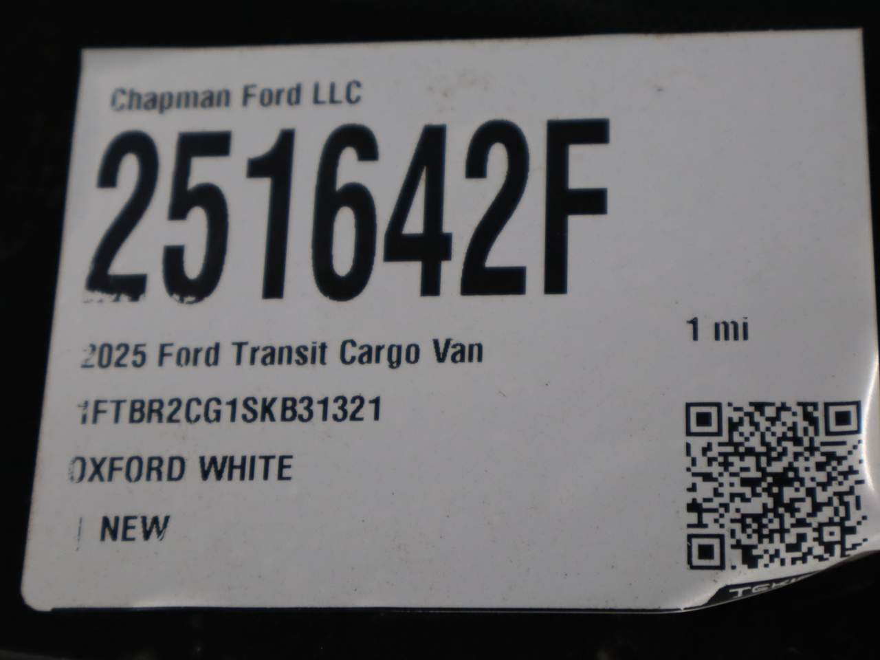 2025 Ford Transit 250