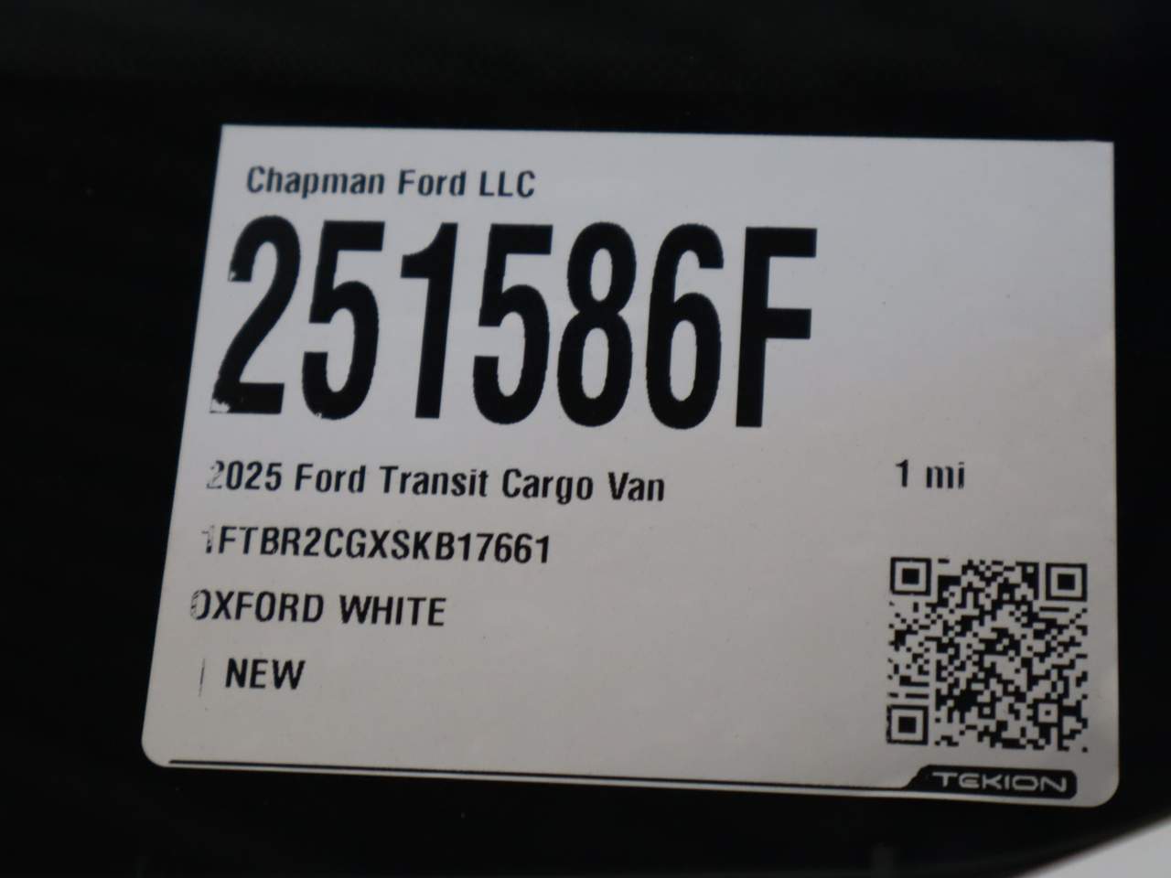 2025 Ford Transit 250