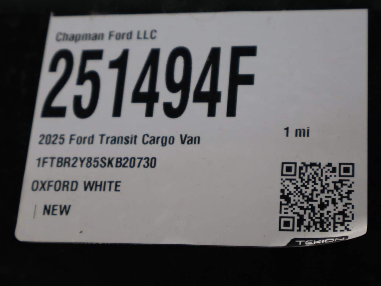 2025 Ford Transit 250