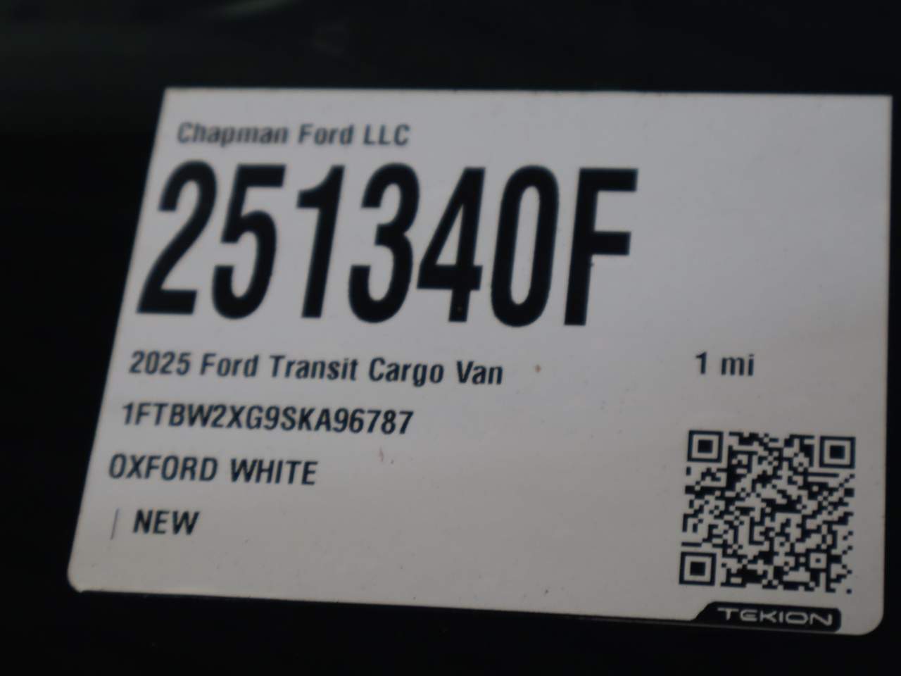 2025 Ford Transit 350