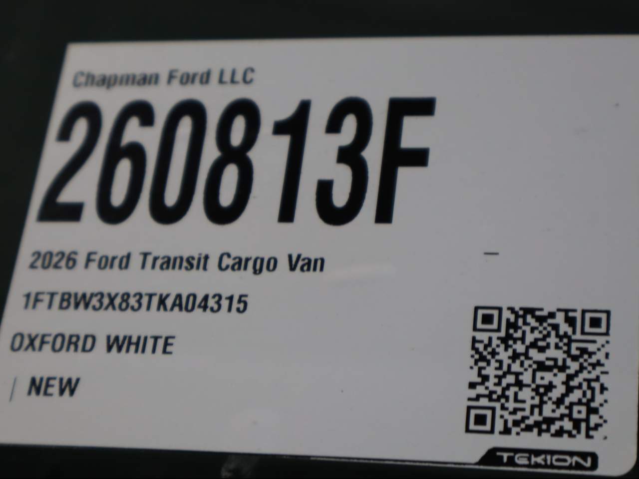 2026 Ford Transit 350