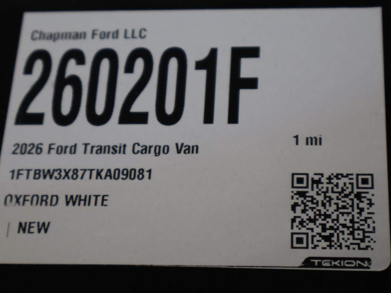 2026 Ford Transit 350