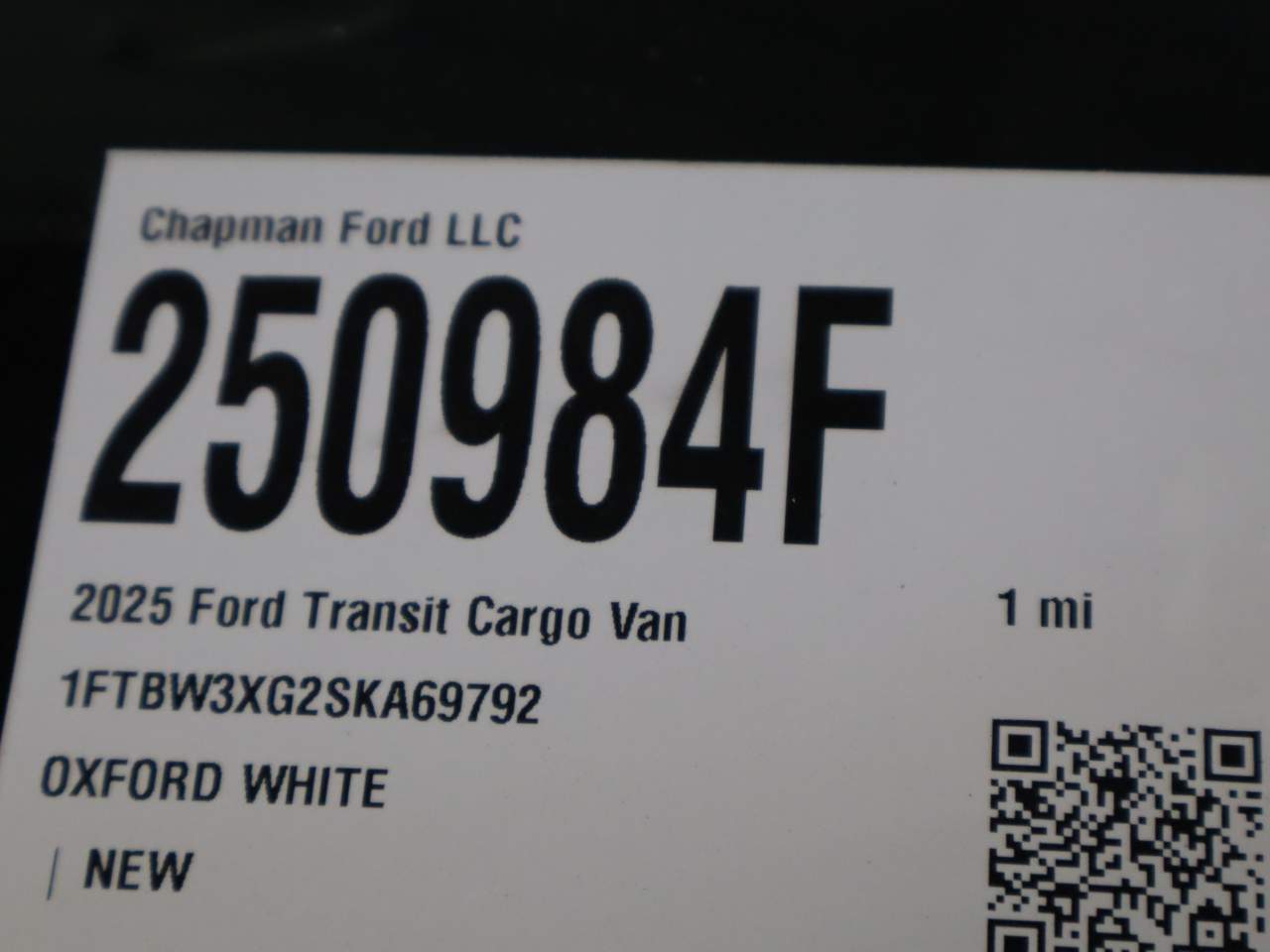 2025 Ford Transit 350