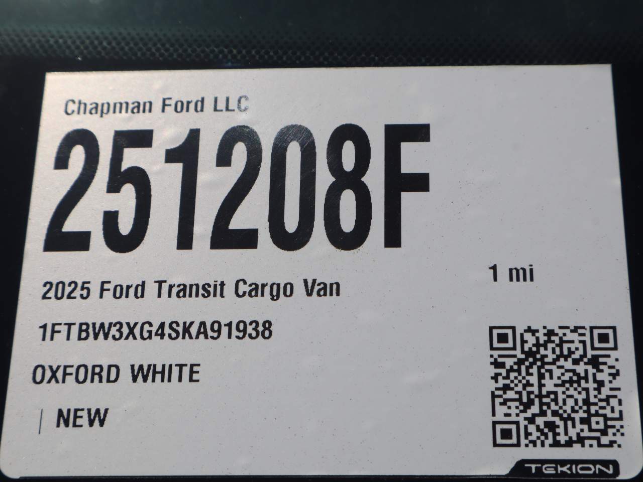 2025 Ford Transit 350