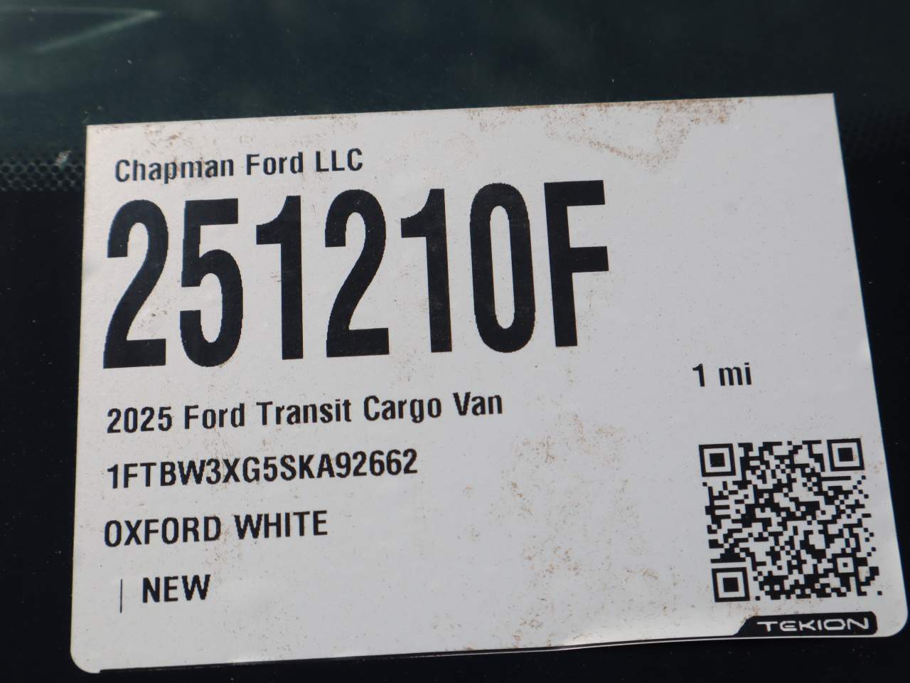 2025 Ford Transit 350