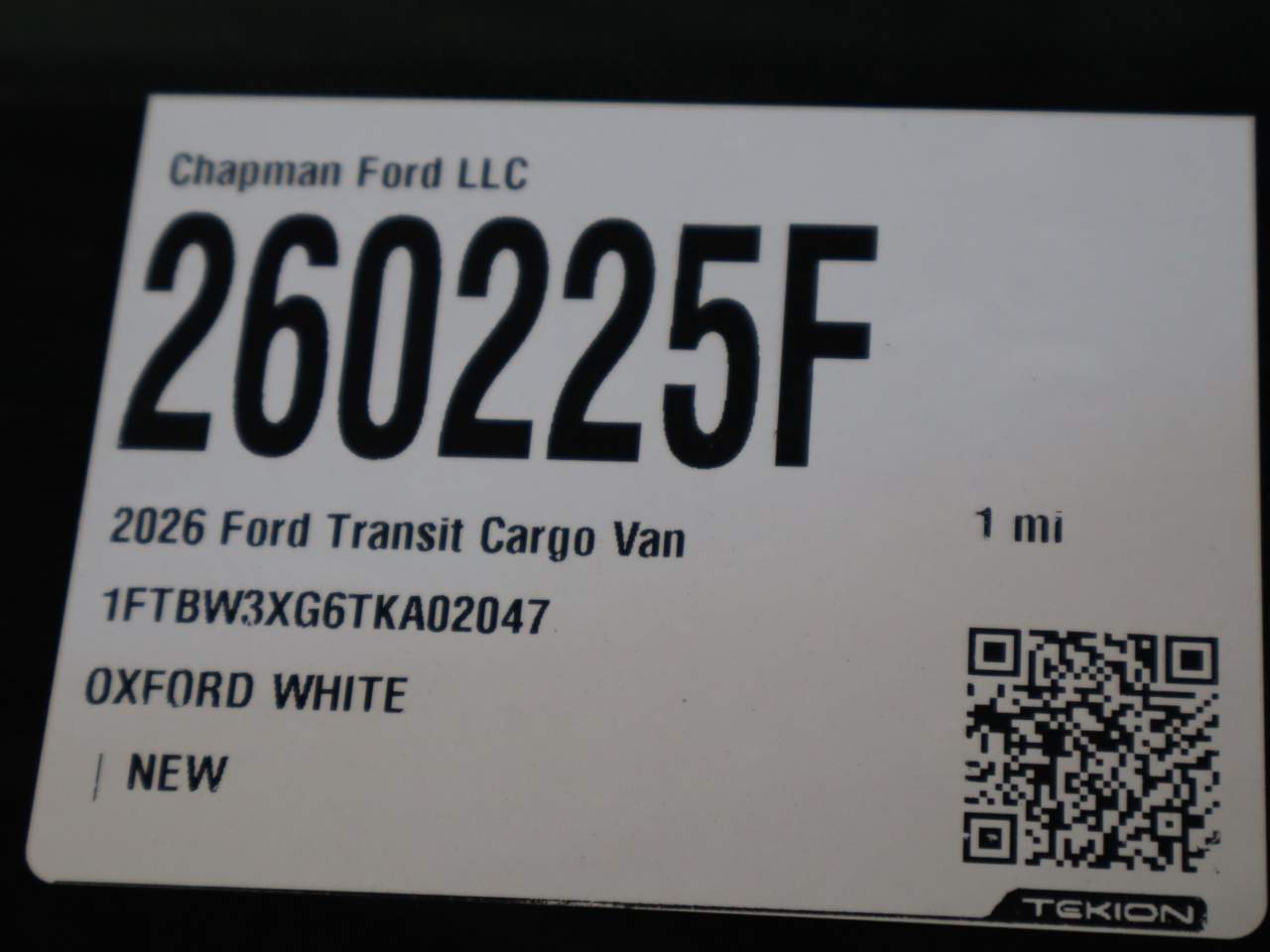 2026 Ford Transit photo 2