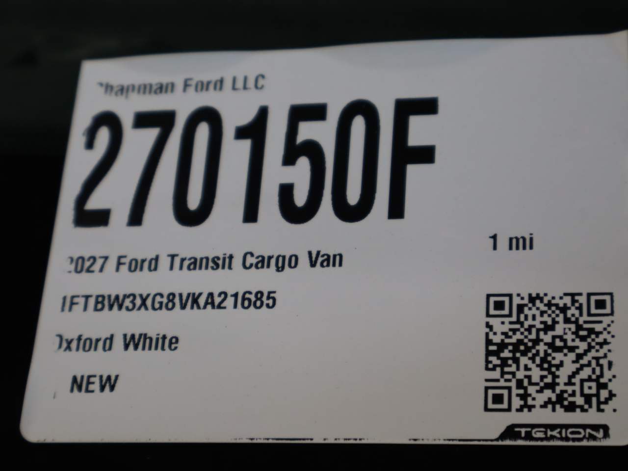 2027 Ford Transit 350