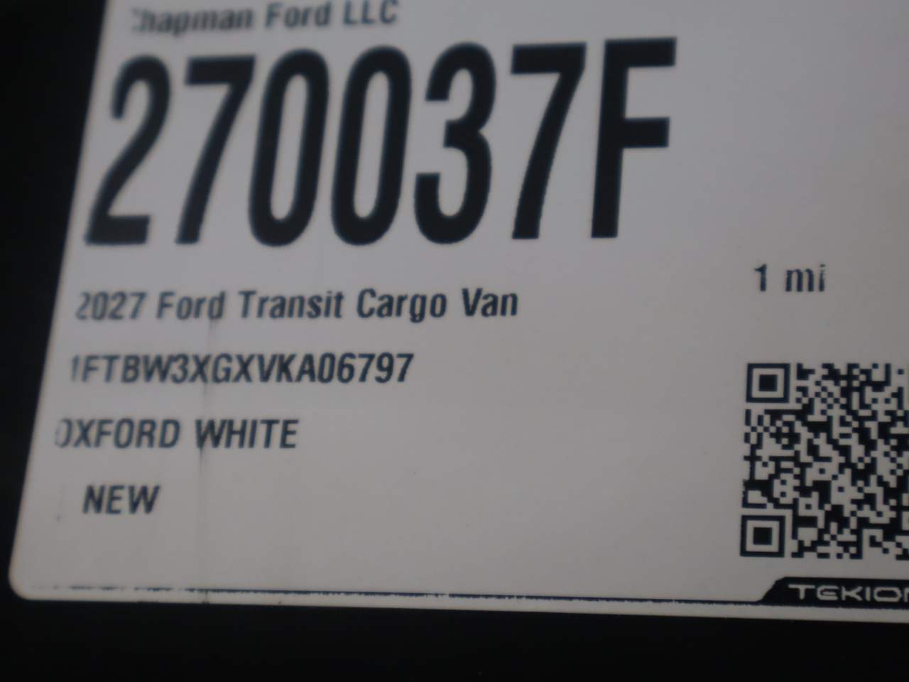 2027 Ford Transit 350