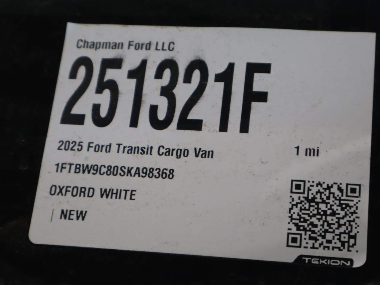 2025 Ford Transit 350