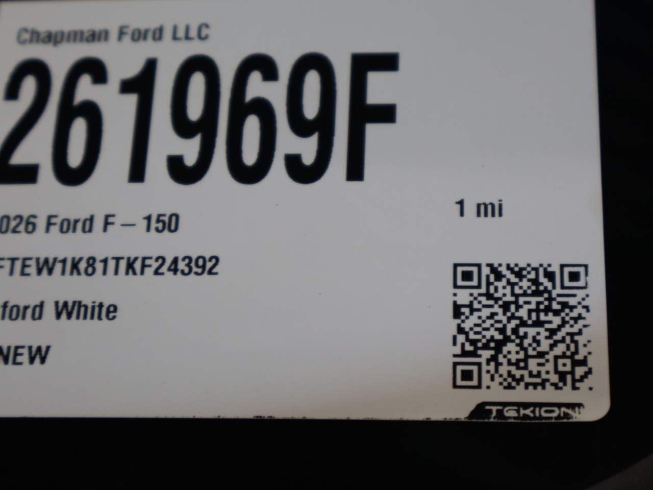 2026 Ford F-150 SuperCrew XL