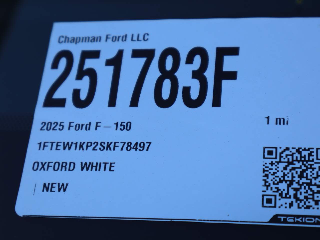 2025 Ford F-150 SuperCrew XL