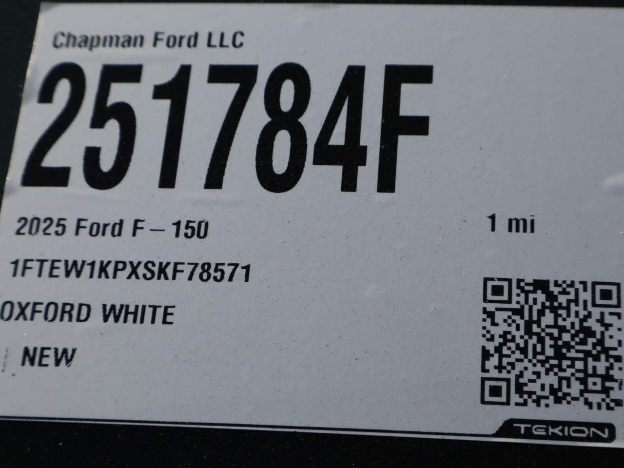 2025 Ford F-150 SuperCrew XL