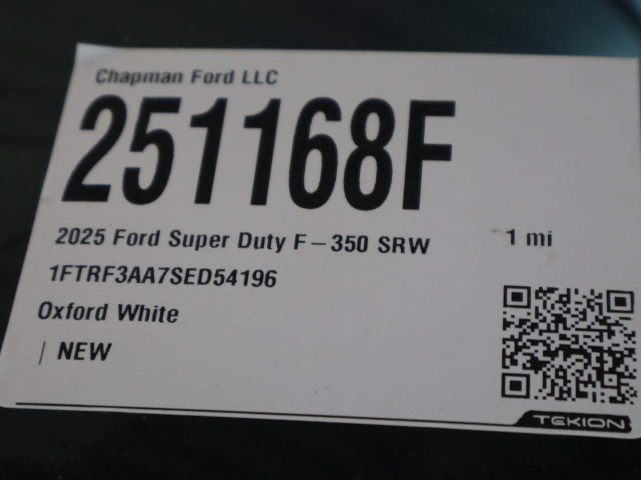 2025 Ford F-350 Super Duty SRW XL