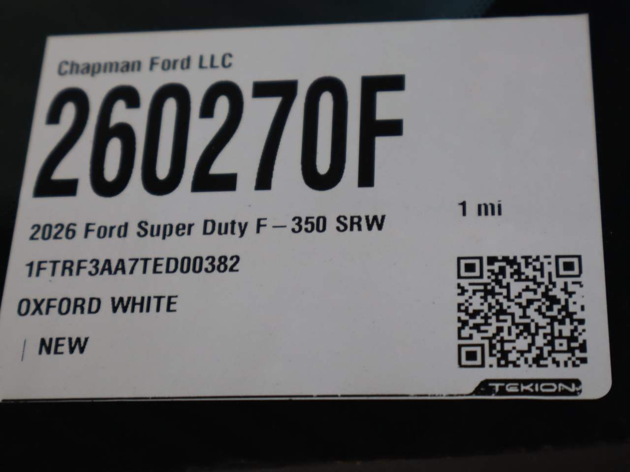 2026 Ford F-350 Super Duty SRW XL