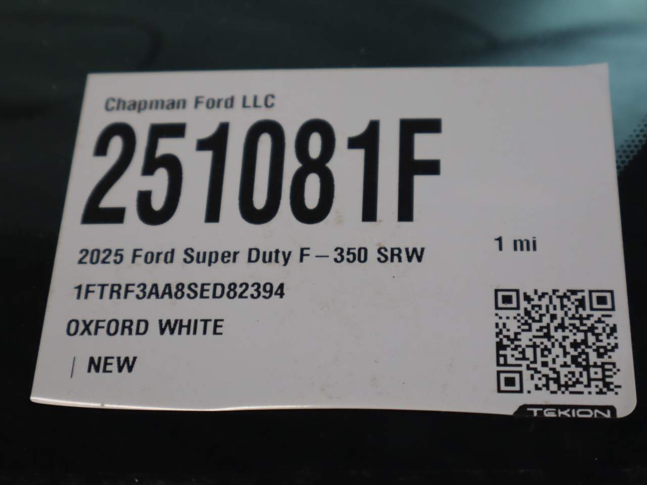 2025 Ford F-350 Super Duty SRW XL