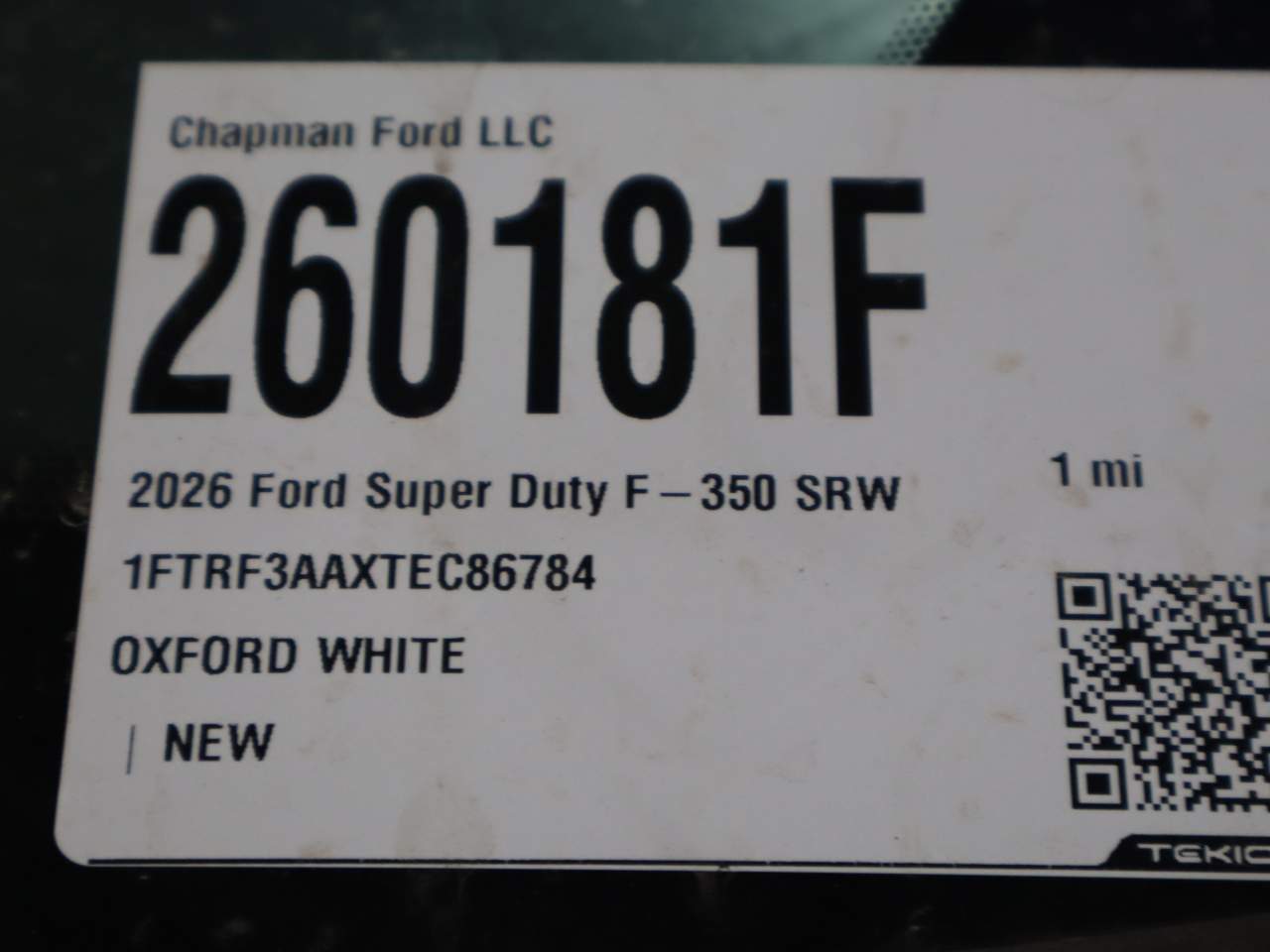 2026 Ford F-350 Super Duty SRW XL
