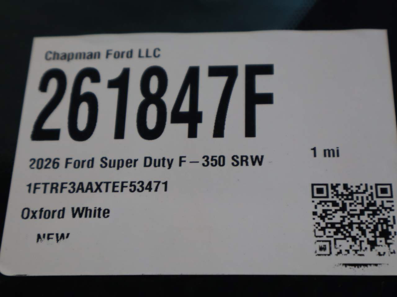 2026 Ford F-350 Super Duty SRW XL