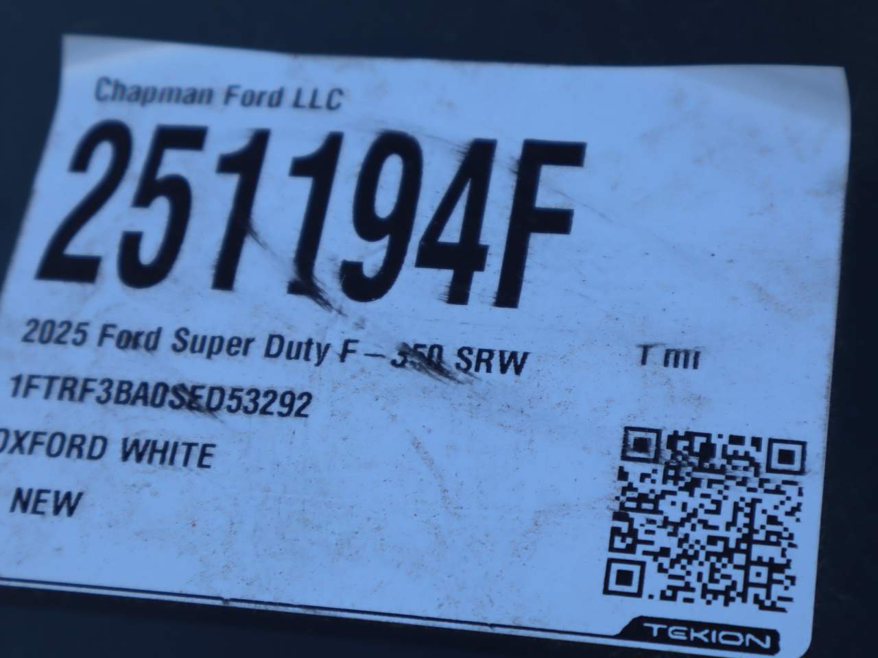 2025 Ford F-350 Super Duty SRW XL