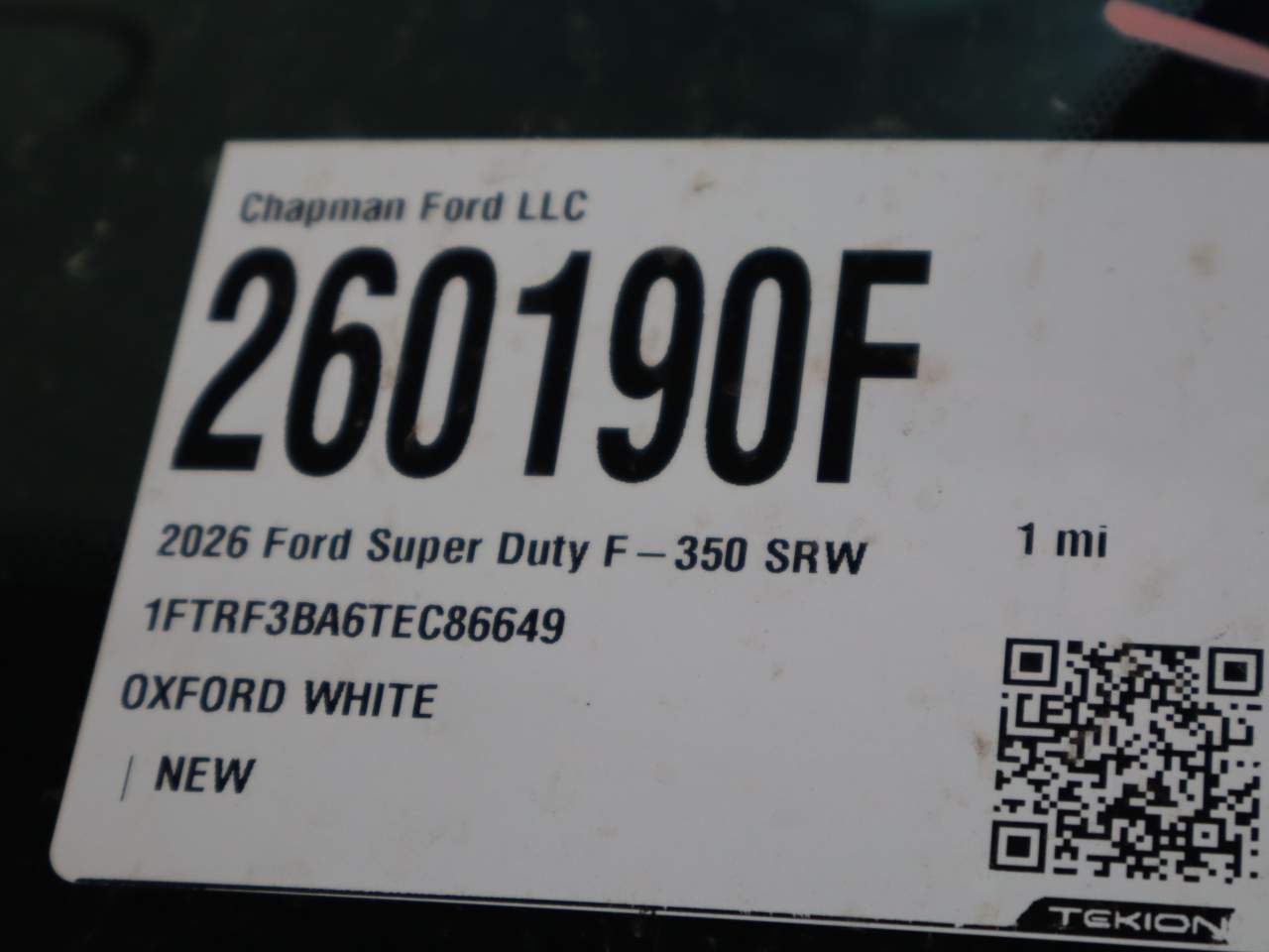 2026 Ford F-350 Super Duty SRW XL