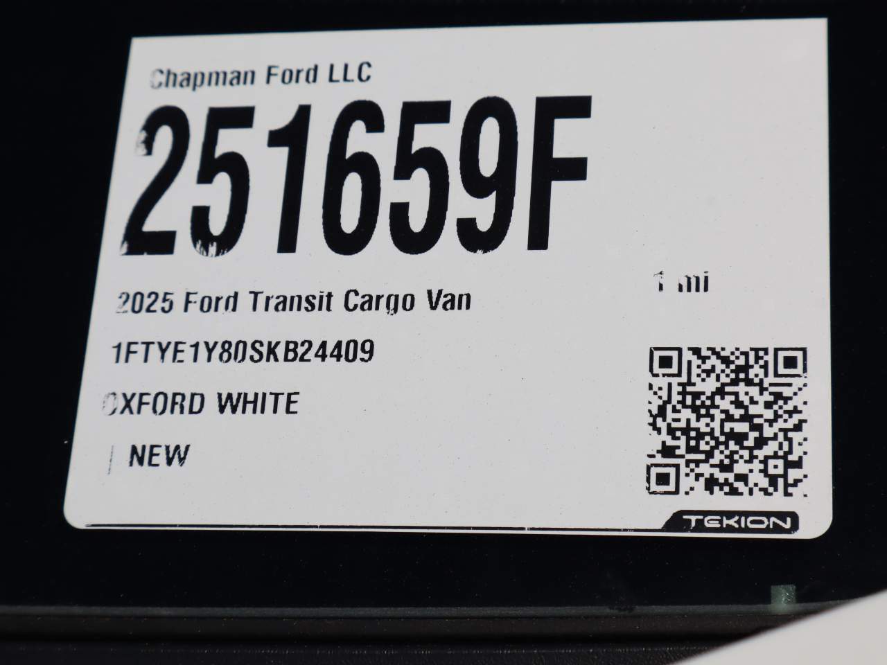 2025 Ford Transit 150