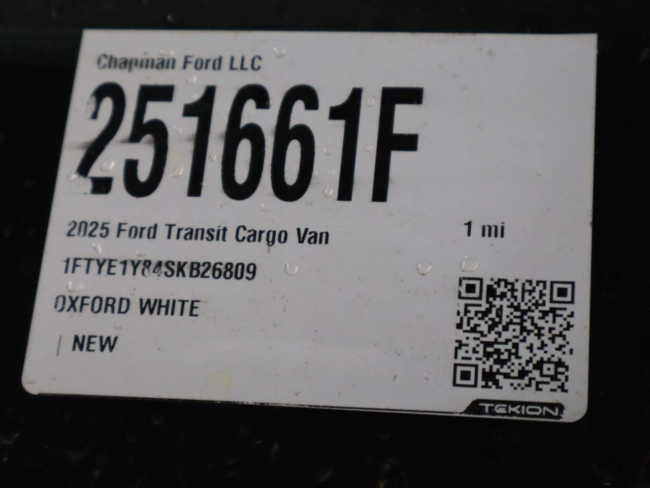 2025 Ford Transit 150