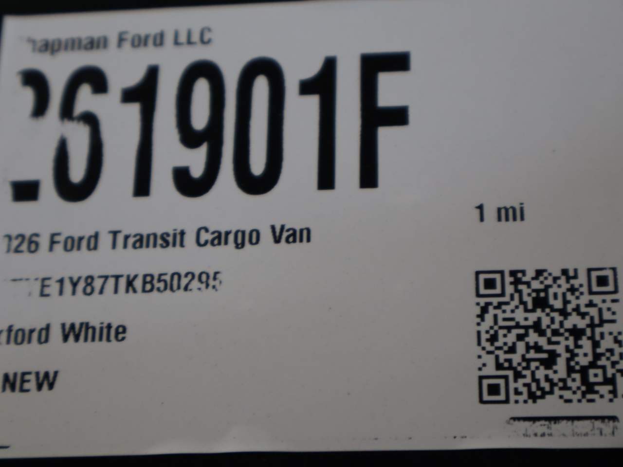 2026 Ford Transit 150