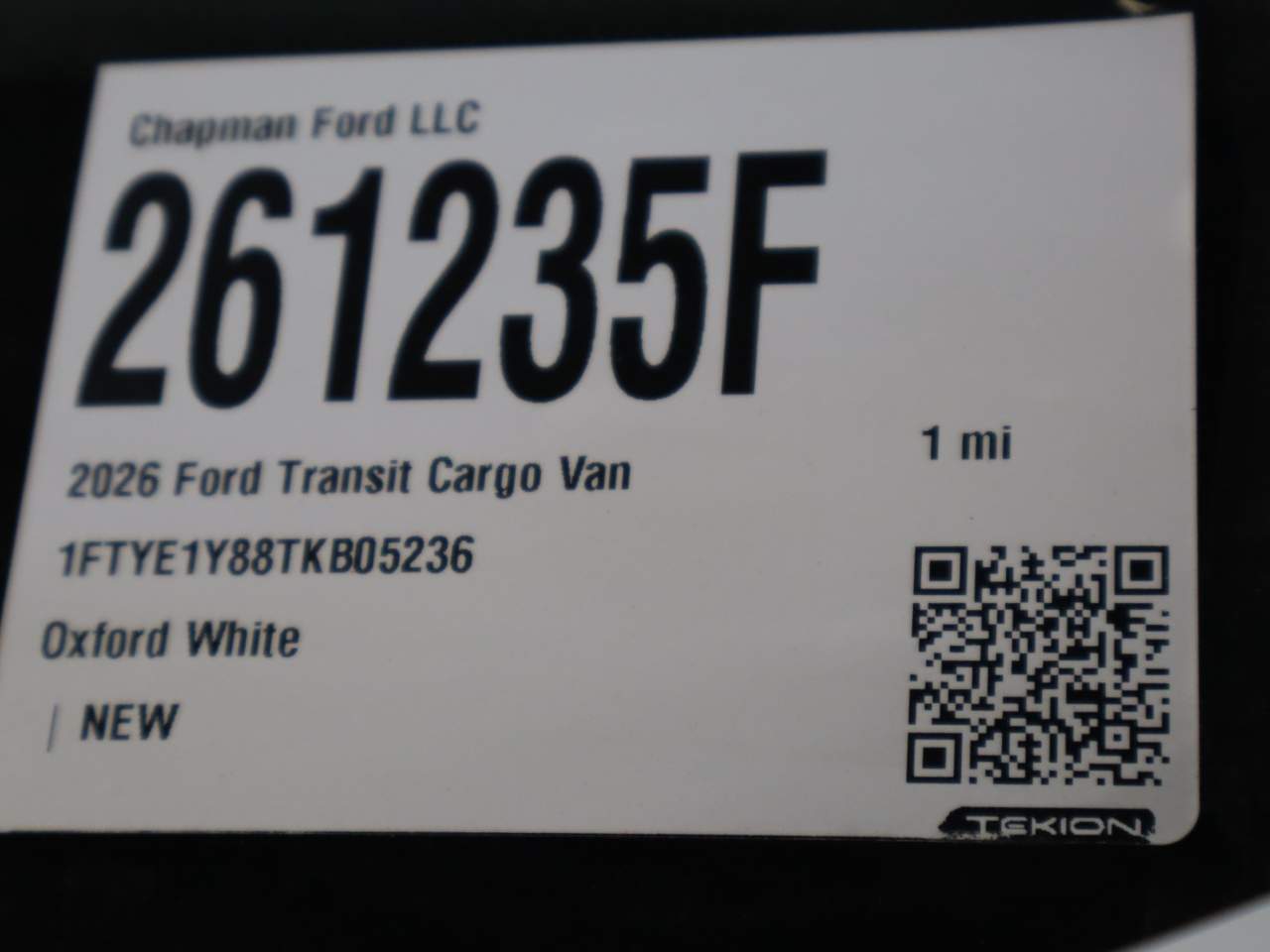 2026 Ford Transit 150