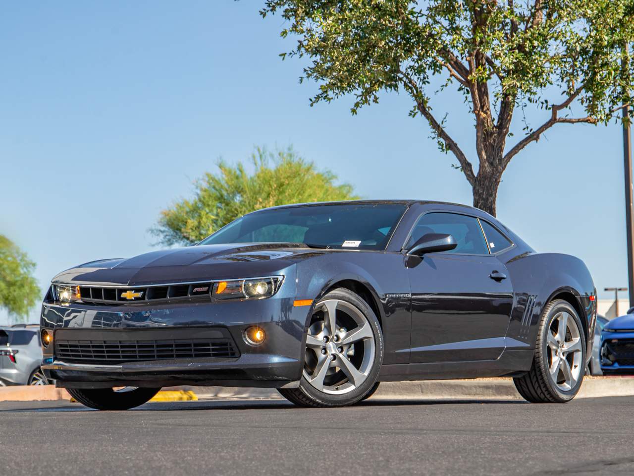 Blue Ray Metallic 2014 Chevrolet Camaro 1LT Coupe RWD Coupe Rear-Wheel Drive 6-Speed Automatic