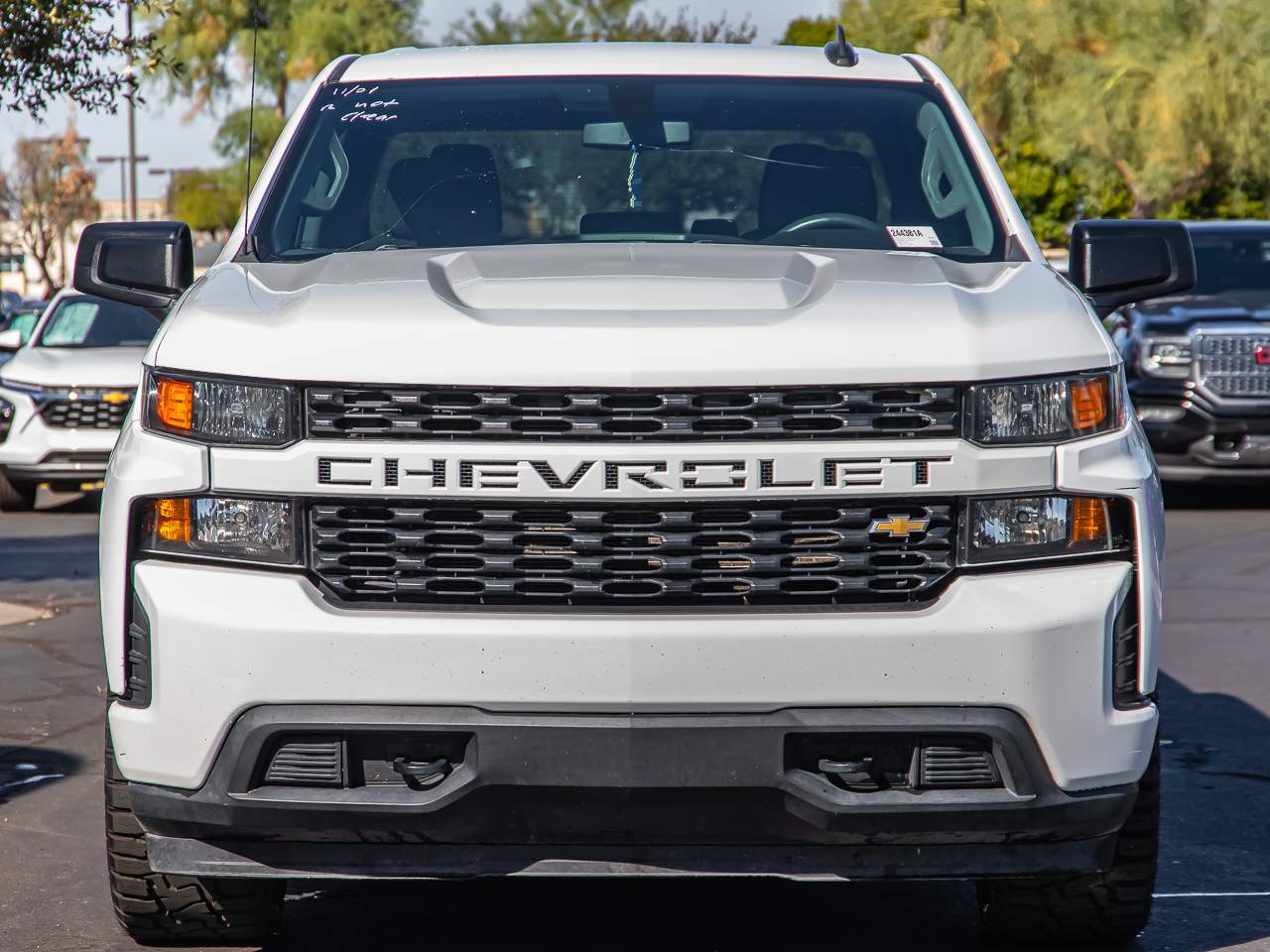 Used 2020 Chevrolet Silverado 1500 Custom with VIN 3GCPWBEH1LG351040 for sale in Chandler, AZ