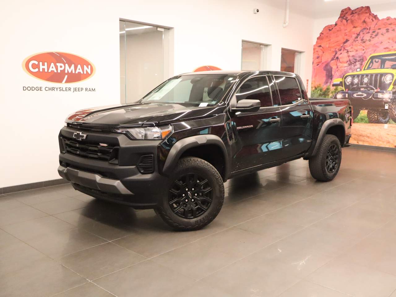 Black 2024 Chevrolet Colorado Pickup Truck Four-Wheel Drive 8-Speed Automatic