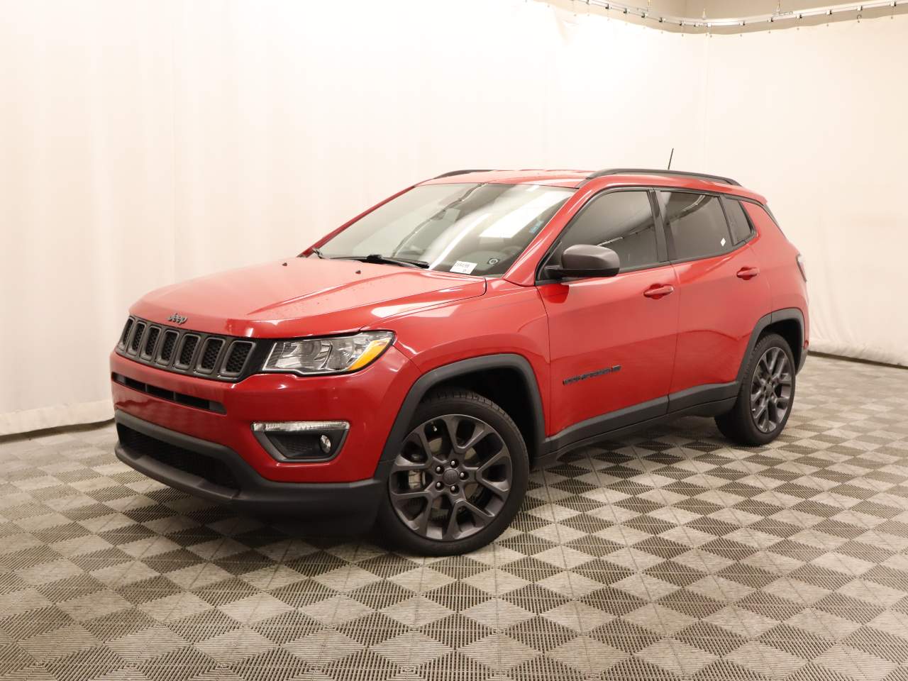 Redline Pearl Coat 2021 Jeep Compass SUV / Crossover Front-Wheel Drive 6-Speed Automatic