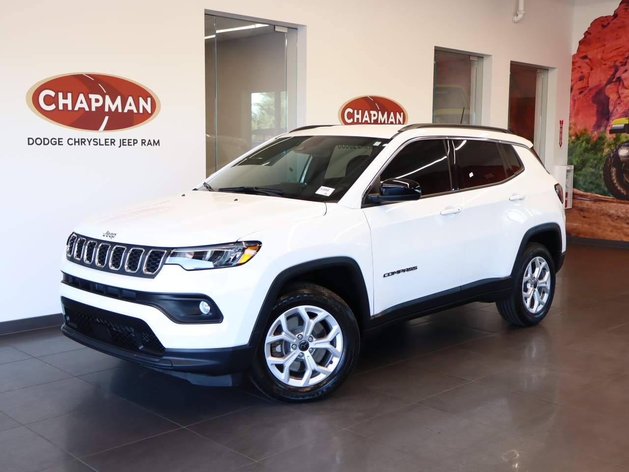 Bright White Clear Coat 2025 Jeep Compass SUV / Crossover Four-Wheel Drive 8-Speed Automatic