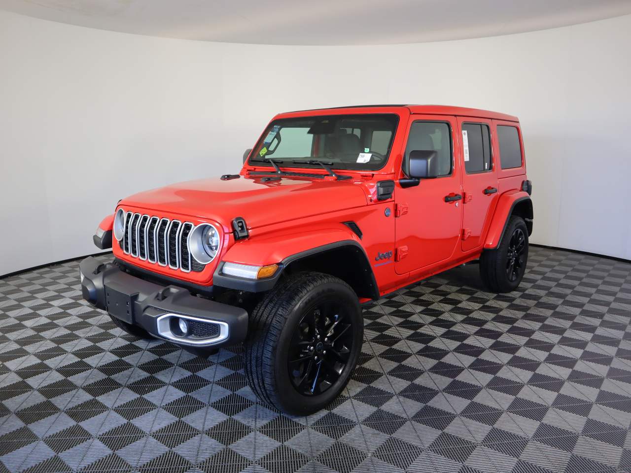 Firecracker Red Clear Coat 2025 Jeep Wrangler 4xe Sahara 4WD SUV / Crossover Four-Wheel Drive 8-Speed Automatic