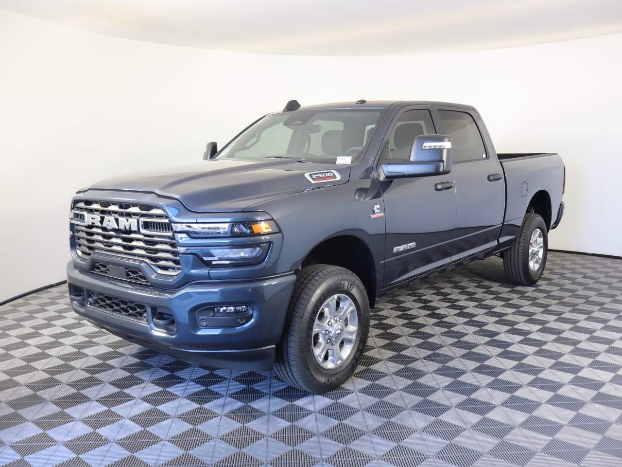 Forged Blue Metallic 2025 RAM 2500 Big Horn Crew Cab 4WD Pickup Truck Four-Wheel Drive