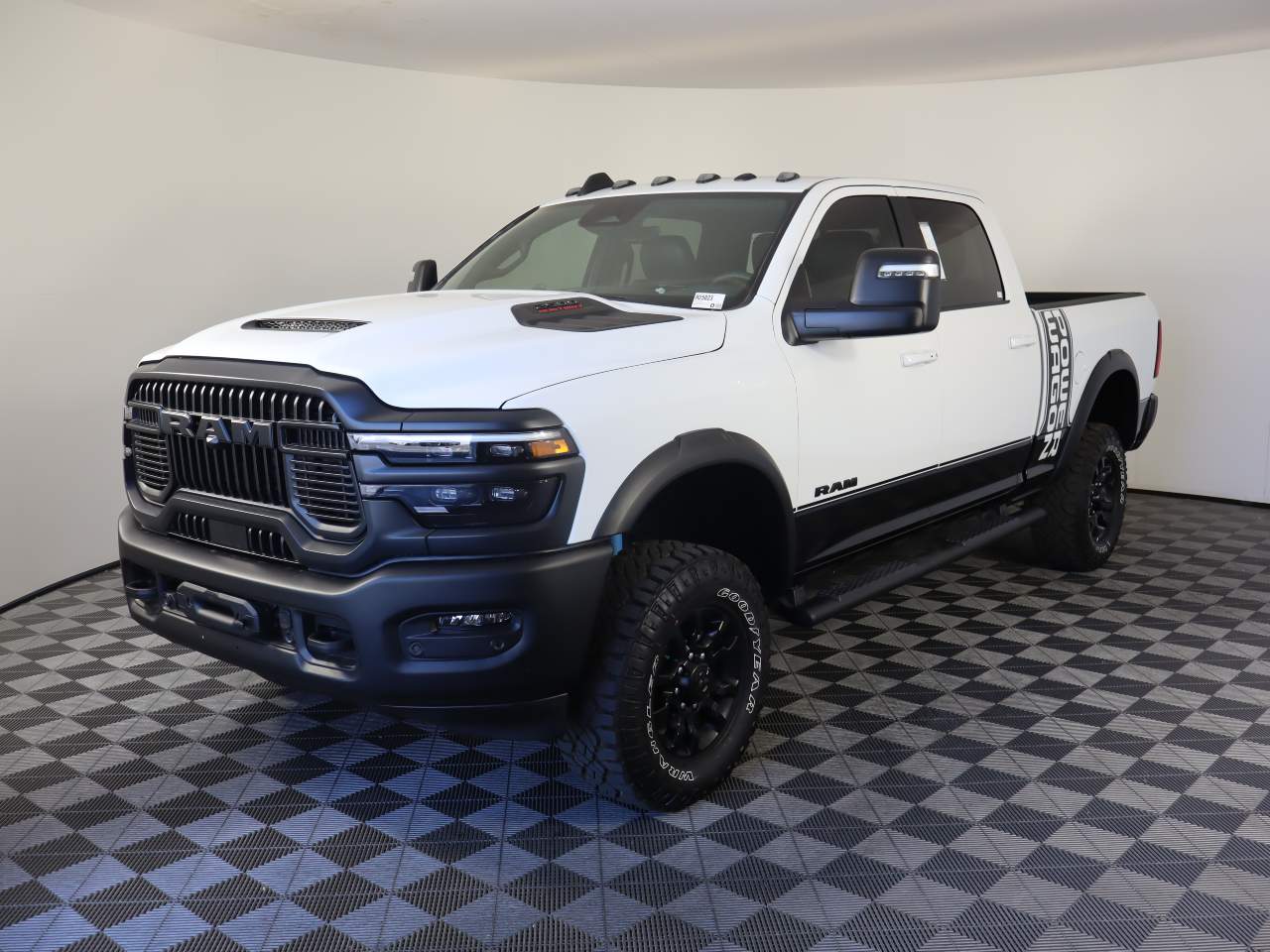 Bright White 2025 RAM 2500 Power Wagon Crew Cab 4WD Pickup Truck Four-Wheel Drive