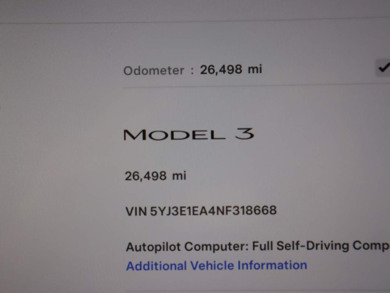 2022 Tesla Model 3