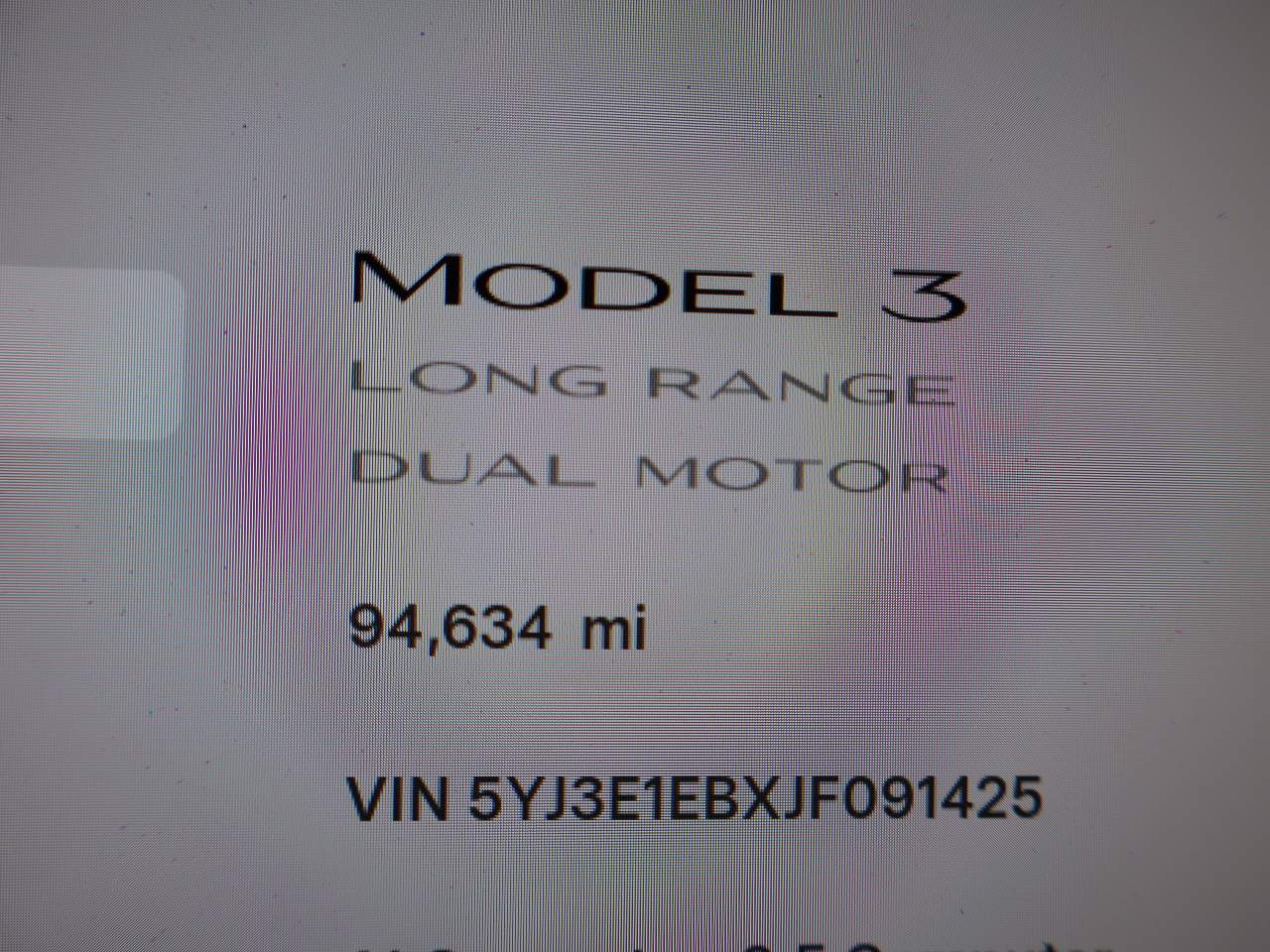 2018 Tesla Model 3 Long Range