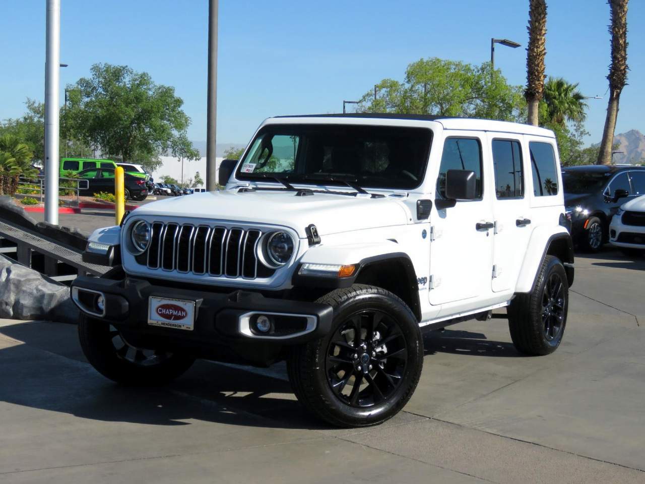 Bright White Clear Coat 2025 Jeep Wrangler 4xe Sahara 4WD SUV / Crossover Four-Wheel Drive 8-Speed Automatic