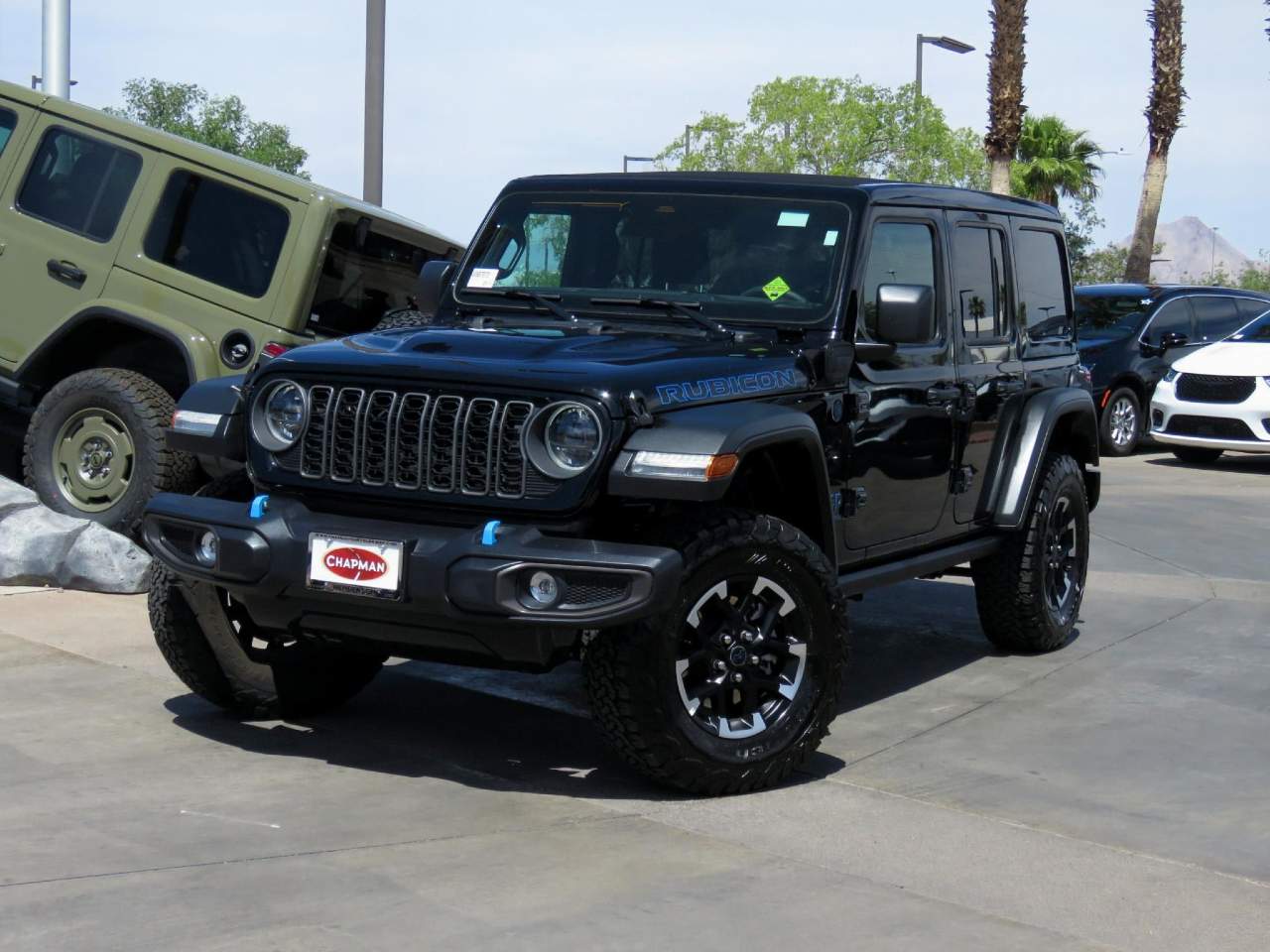 Black Clear Coat 2025 Jeep Wrangler 4xe Rubicon 4WD SUV / Crossover Four-Wheel Drive 8-Speed Automatic