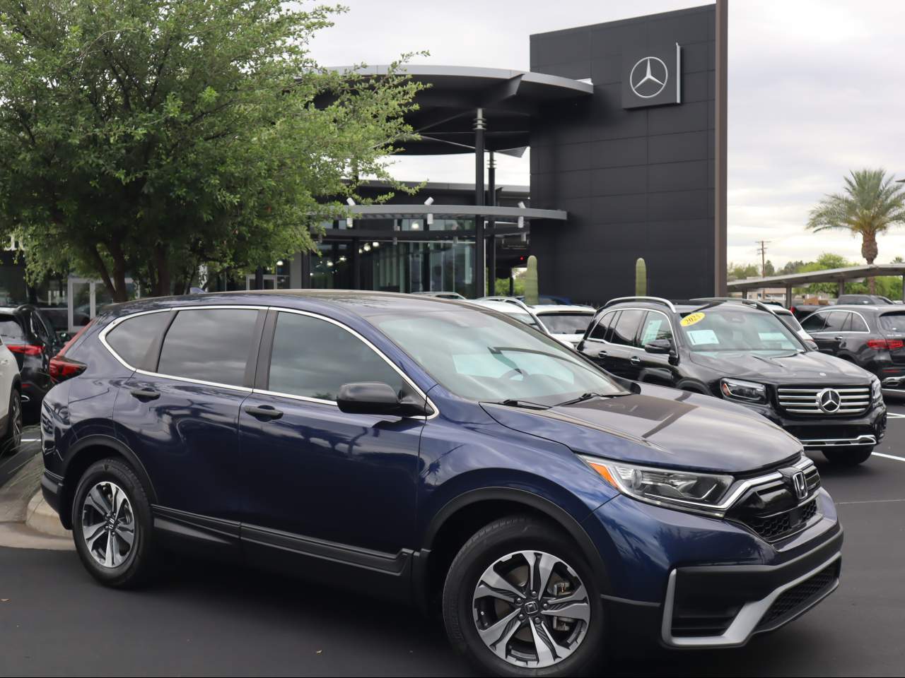 Aegean Blue Metallic 2020 Honda CR-V LX FWD SUV / Crossover Front-Wheel Drive Continuously Variable Transmission